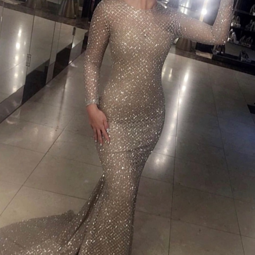 Sparkly evening gown